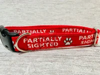 Partially Sighted Blind Alert Dog Collar 7