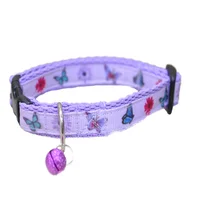 Butterfly and Flowers Cat Collar 5