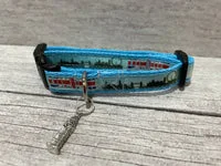 London Skyline Puppy/Small Dog Collar 1
