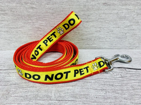 Do Not Pet Alert Dog Lead