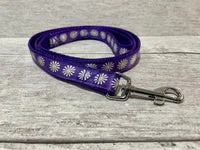 Purple Daisy Ribbon Lead 1