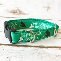 Sherlock Bones Dog Collar 1