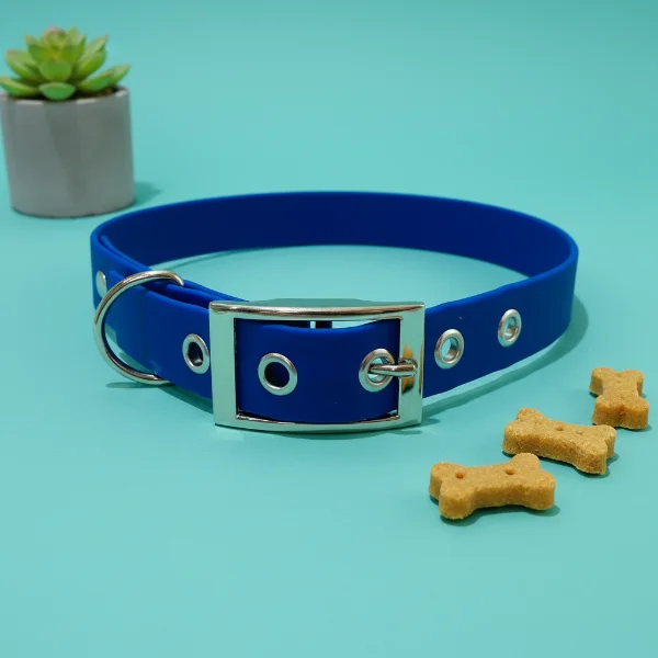 Royal Blue Biothane Waterproof Dog Collar