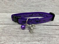 Halloween Bats Puppy & Small Dog Collar 4