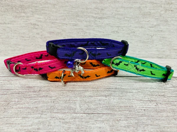 Halloween Bats Puppy & Small Dog Collar