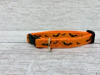 Halloween Bats Puppy & Small Dog Collar 3