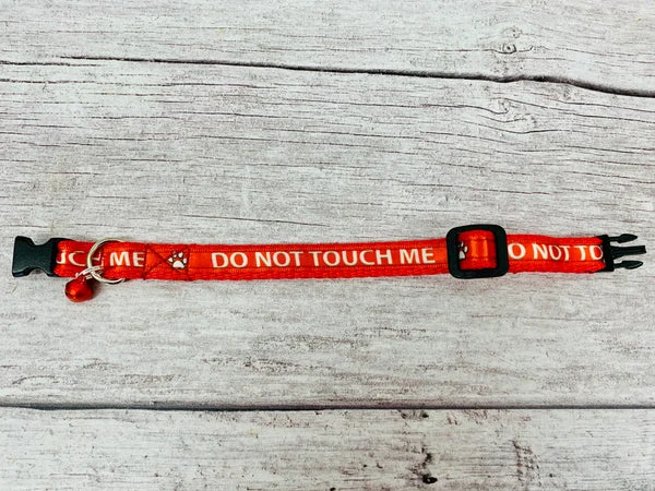 Do Not Touch Me Cat Collar