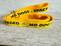 No Dogs - Space Needed Alert Dog Lead 3