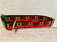 Santa Belt Ho Ho Ho Christmas Themed Dog Collar 2