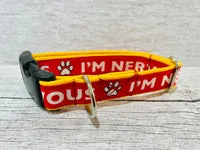 I'm Nervous Alert Dog Collar 4