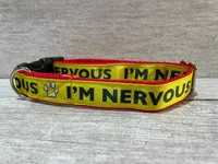 I'm Nervous Alert Dog Collar 2