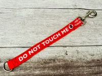 Do Not Touch Me Alert Short Extension Dog Lead | UK 3