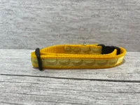 Banana Print Puppy & Small Dog Collar - Handmade in the UK 2