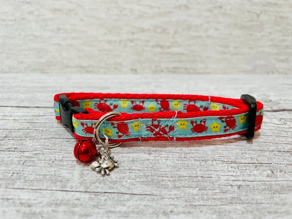 Crab Inspired Cat Collar