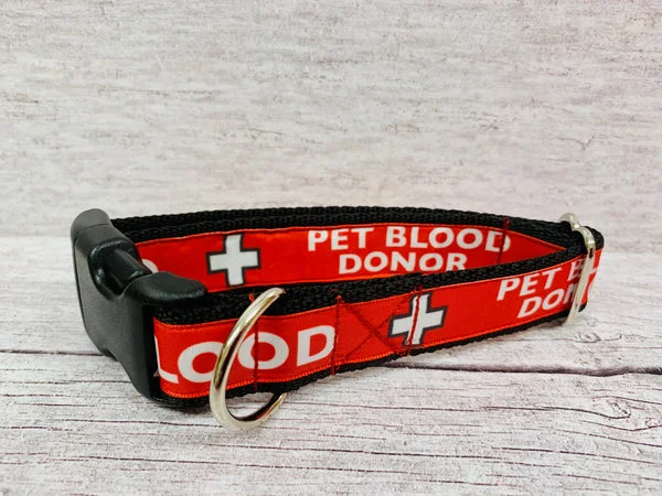 Pet Blood Donor Alert Dog Collar