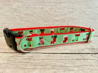 Christmas Stockings Themed Dog Collar 1