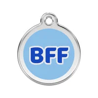 Personalised Red Dingo Enamel BFF Pet ID Tag 1