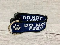 Do Not Feed Alert Dog Collar 2
