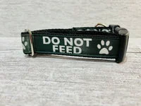 Do Not Feed Alert Dog Collar 4