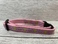 Owl Print Puppy/Small Dog Collar 3