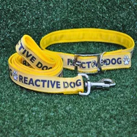 Reactive Dog Alert Collar - Handmade in the UK 2