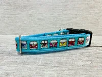 Blue Campervans Dog Collar 2