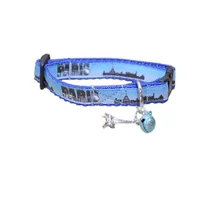 Paris Skyline Puppy/Small Dog Collar 4