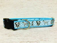 Blue Spotty Dalmatian Ribbon Collar Exclusive 2