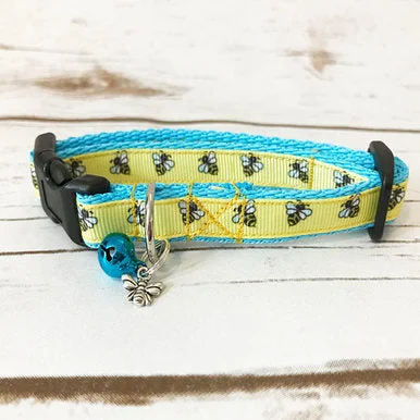 Bee Ribbon Collar for Puppies and Small Dogs