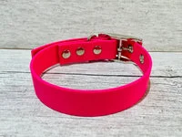 Hot Pink Biothane Waterproof Dog Collar 3