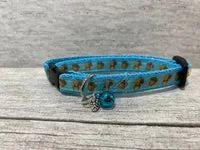 Squirrel & Acorn Inspired Cat Collar - Handmade in the UK 4