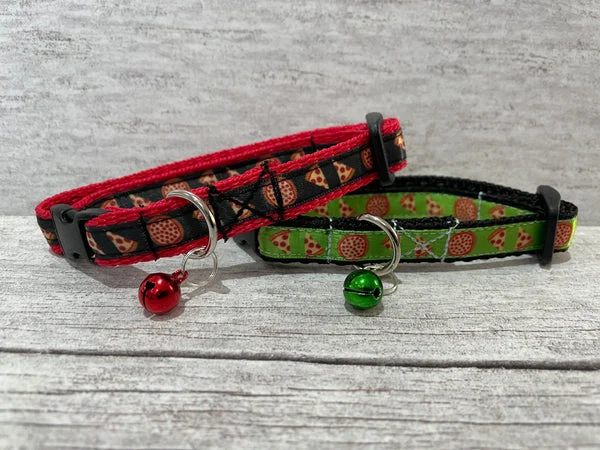 Pizza Junk Food Puppy & Small Dog Collar