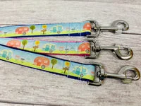 Handmade Caravan Holiday Camping Dog Collar 11