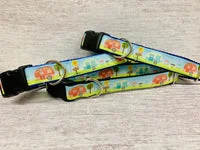 Handmade Caravan Holiday Camping Dog Collar 19