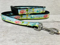 Handmade Caravan Holiday Camping Dog Collar 28