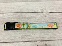 Handmade Caravan Holiday Camping Dog Collar 20