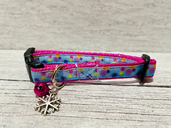 Snowflake Inspired Cat Collar