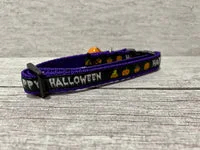 Happy Halloween Pumpkin Cat Collar 6