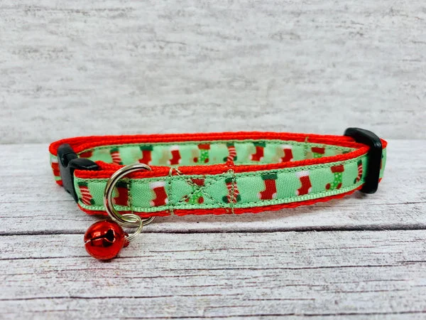 Christmas Stocking Cat Collar