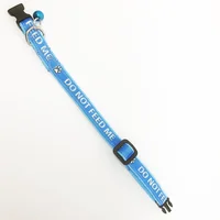 Special Diet - Do Not Feed Ribbon Medical Alert Cat Collar 17