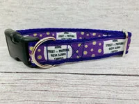 Personalised Daisy Dog Collar - Custom Print, Handmade in the UK 1
