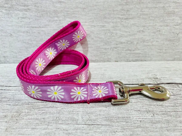 Single Daisy Daisies Ribbon Lead