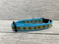 Sunflower Heads Cat Collar 5