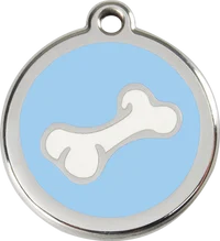 Red Dingo Enamel Bone 2 Personalised Pet ID Tag 3