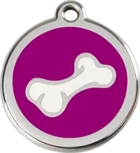 Red Dingo Enamel Bone 2 Personalised Pet ID Tag 10