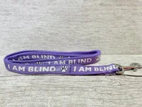 I Am Blind Alert Dog Lead 10