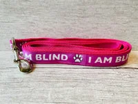 I Am Blind Alert Dog Lead 5