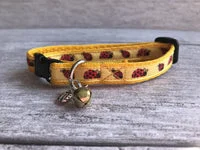 Ladybird Ribbon Cat Collar 3