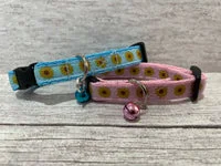 Sunflower Heads Puppy/Small Dog Collar 1