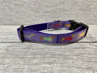 Purple Dachshund Daxie Jumper Dog Collar 7